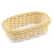 Cesta Retangular Lisa de Fibra Sintética 11,5x6,5 cm Cayçara Cesta Retangular Lisa de Fibra Sintética 11,5x6,5 cm Cayçara