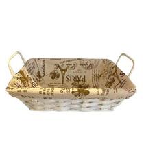 Cesta retangular Paris 27x20 cm - Dolce Home