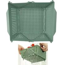 Cesta Secar Frutas Verduras Vegetais Alimentos Dobravel Fruteira Organizadora Cozinha Copa Drena Comida Louça Multiuso Decoraçao Cesta Secar Frutas Verduras Vegetais Alimentos Dobravel Fruteira Organizadora Cozinha Copa Drena Comida Louça Multiuso Decoraçao