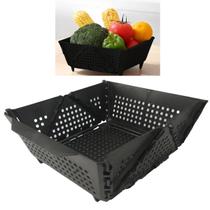 Cesta Secar Frutas Verduras Vegetais Organizador Dobravel Drena Escorre Alimentos Comida Fruteira Estante Mesa Cozinha Pia Copa Decoraçao Sala Cesta Secar Frutas Verduras Vegetais Organizador Dobravel Drena Escorre Alimentos Comida Fruteira Estante Mesa Cozinha Pia Copa Decoraçao Sala