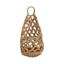 Cesta Suspensa De Macramê Boho Para Plantas, Bolsa De Rede De Algodão Para Suculentas, Organizador