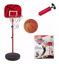 Cesta Tabela de Basquete Kit Completo Ajustavel 202 Cm Dm toys