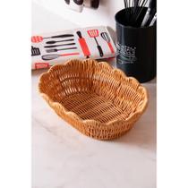 Cesta Terraço 25cm x 18cm x 8cm Rattan - Lyor