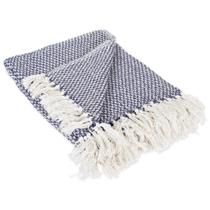 Cesta Throw Blanket DII 100% algodão com listra tecida de 50 x 60 cm Cesta Throw Blanket DII 100% algodão com listra tecida de 50 x 60 cm