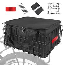 Cesta Traseira Dobrável para Bicicleta Lunies com Forro Impermeável