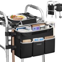 Cesta Walker Ytonet com bandeja, armazenamento para caminhantes dobráveis