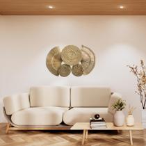 Cestaria de Parede Composição Oca Cestaria de Palha