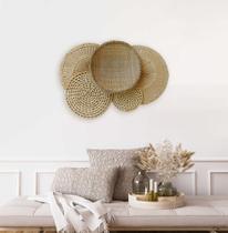 Cestaria de Parede Composição Palha Tucupi