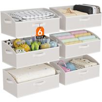 Cestas de armazenamento Lifewit Trapezoid Closet Organizer, pacote com 6 Cestas de armazenamento Lifewit Trapezoid Closet Organizer, pacote com 6