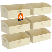 Cestas de Armazenamento Lifewit Trapezoid - Kit com 6 Organizadores para Closet Cestas de Armazenamento Lifewit Trapezoid - Kit com 6 Organizadores para Closet