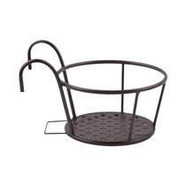 Cestas De Plantas Suspensas Em Ferro Para Varanda, Suporte Para Bonsai, Rack Redondo Para Decoração