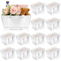Cestas de presentes de papel Kraft Glenmal, 72 peças, brancas, 25x17x11cm