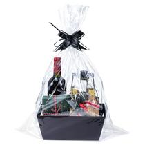 Cestas de presentes MADHOLLY, conjunto de 6 peças Kraft vazias e resistentes com laços