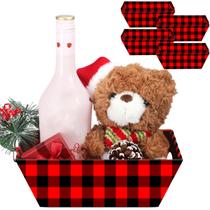 Cestas de presentes Potchen, 12 peças vazias a granel com alça de papelão Cestas de presentes Potchen, 12 peças vazias a granel com alça de papelão