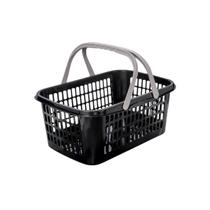 Cestinha Cesta Organizador Supermercado Resistente Compras Alça Empilhável 9 litros