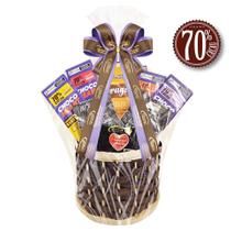 Cestinha de Chocolate Amargo Borússia Chocolates