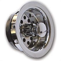 Cestinha Plastica Cromada Grap Para Valvula Americana 140 - Kit C/10