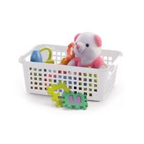 Cestinho Multiuso Organizador Versátil Para Mercadinho Branco Cestinho Multiuso Organizador Versátil Para Mercadinho Branco