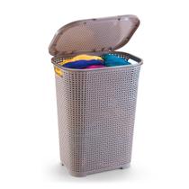 Cesto 30 Litros Rattan Capuccino Organizador Monte Libano