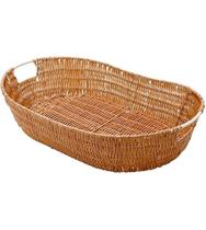 Cesto 50,5cm Por 33cm E 11cm Multiuso Oval Claro Mimo Style