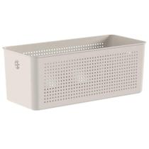 Cesto 6,6L Organizador Ou Flow Bege 13Cm X 15Cm X 34Cm