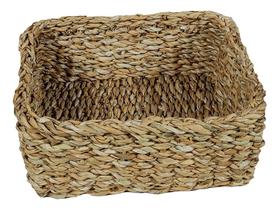 Cesto Aimoré Multiuso Decorativo Cachepot Plantas Boho Chic Em Fibra Natural