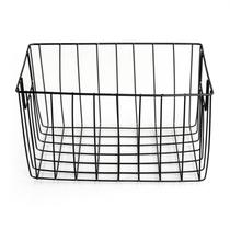 Cesto Aramado Médio Preto - Design Sofisticado para Manter Sua Casa Organizada Cesto Aramado Médio Preto - Design Sofisticado para Manter Sua Casa Organizada