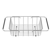 Cesto Aramado Retangular Regulável Aço Inox Polido Tramontina Cesto Aramado Retangular Regulável Aço Inox Polido Tramontina