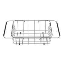 Cesto Aramado Retangular Tramontina Inox Alça Regulável Cuba Cesto Aramado Retangular Tramontina Inox Alça Regulável Cuba