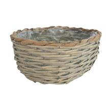 Cesto aramado vime e palha natural