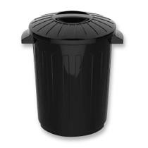 Cesto Balde de Lixo Com Tampa 30 litros Uninjet Uso Doméstico Escritórios Comércios Escolas