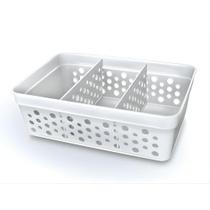 Cesto c/2 Div Transparente GG - Usual