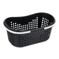 Cesto C/ Alça Plástico Resistente Multiuso Prendedor de Roupa Copa Casa Banheiro Lavanderia Cesto C/ Alça Plástico Resistente Multiuso Prendedor de Roupa Copa Casa Banheiro Lavanderia