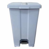 Cesto C/ Pedal 60l Retângular Cinza Cesto C/ Pedal 60l Retângular Cinza