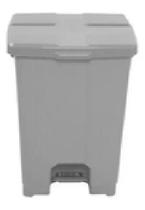 Cesto C/ Pedal Plástico 30l Várias Cores Coleta Seletiva Jsn