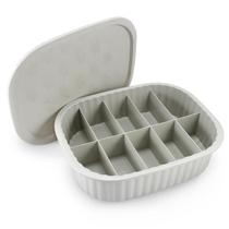 Cesto c/ tampa e 10 divisorias loft