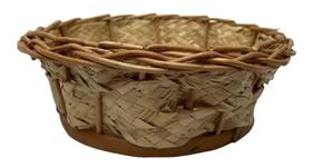 Cesto Cachepo Vime Claro Especial Decoração 07x15x20 Ref.870 Cesto Cachepo Vime Claro Especial Decoração 07x15x20 Ref.870