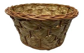 Cesto Cachepo Vime Claro Especial Decoração 13x17x25 Ref.857