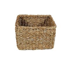 Cesto Cachepot De Seagrass Retangular Alto Bage - Bage M