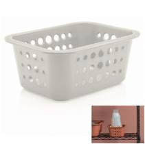 Cesto Caixa Organizadora 1,5 L Multiuso Plástico Lavanderia Quarto - CO 410 Ou