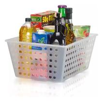 Cesto Caixa Organizadora/Cozinha/Armário/Despensa Kit C/3pçs