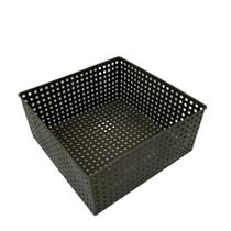 Cesto Caixa Organizadora de Metal Multiuso 22x9 cm