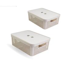 Cesto caixa pote guarda volume porta objetos roupa comida brinquedo armazenar ogranizar 11L Cesto caixa pote guarda volume porta objetos roupa comida brinquedo armazenar ogranizar 11L