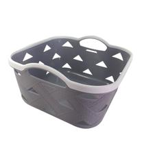 Cesto cesta Organizador Caixa objetos Multiuso quadrado 25cm Cesto cesta Organizador Caixa objetos Multiuso quadrado 25cm