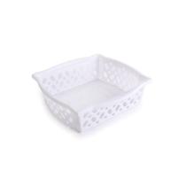 Cesto Cestinha Empilhavel Organizadora Multiuso Branca M