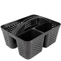 Cesto Cestinha Organizadora Multiuso Transporta Tudo Preto Cesto Cestinha Organizadora Multiuso Transporta Tudo Preto
