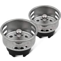 Cesto Coletor e Tampão HIGHCRAFT 97733-2 em Aço Inoxidável 3,8 cm Cesto Coletor e Tampão HIGHCRAFT 97733-2 em Aço Inoxidável 3,8 cm