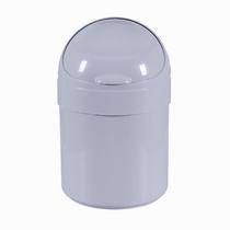Cesto com Tampa Basculante Astra Cinza 6L 21x33 cm Ct5 Cz2