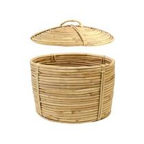 CESTO COM TAMPA DECORATIVO POTICHE 21cm