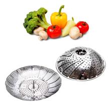 Cesto Cozimento A Vapor Inox Cozinhar Legumes Verduras Fruta Cesto Cozimento A Vapor Inox Cozinhar Legumes Verduras Fruta